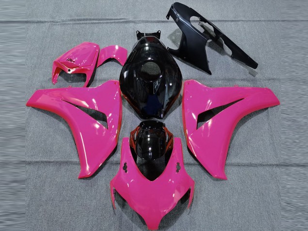 Gloss Pink and Black 2008-2011 Honda CBR1000RR Motorcycle Fairing Gloss Pink and Black 2008-2011 Honda CBR1000RR Motorcycle Fairing