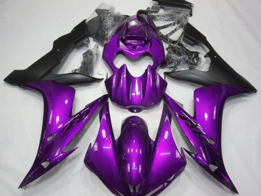 Gloss Purple & Black 2004-2006 Yamaha R1 Motorcycle Fairing