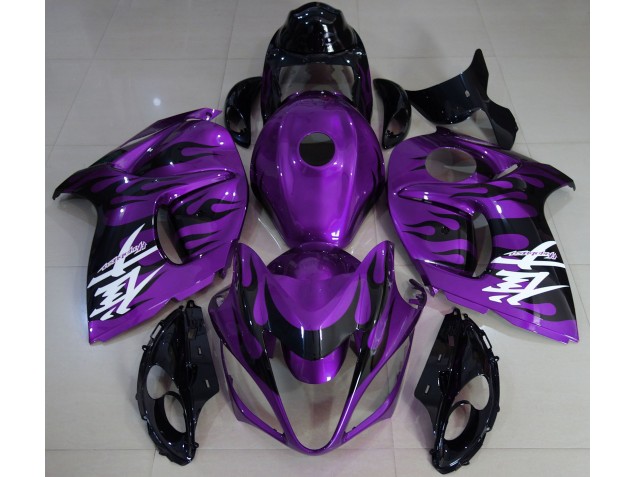 Gloss Purple & Black 2008-2020 Suzuki GSXR 1300 Hayabusa Motorcycle Fairing Gloss Purple & Black 2008-2020 Suzuki GSXR 1300 Hayabusa Motorcycle Fairing