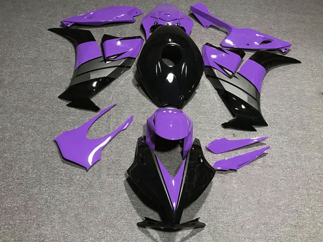 Gloss Purple Black and Grey 2012-2016 Honda CBR1000RR Motorcycle Fairing Gloss Purple Black and Grey 2012-2016 Honda CBR1000RR Motorcycle Fairing