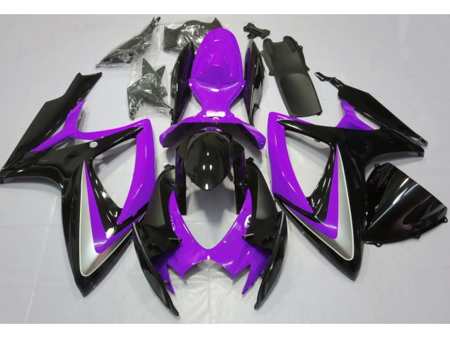 Gloss Purple Debadged 2006-2007 Suzuki GSXR 600-750 Motorcycle Fairing Gloss Purple Debadged 2006-2007 Suzuki GSXR 600-750 Motorcycle Fairing