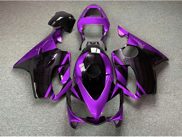 Gloss Purple and Black 2001-2003 Honda CBR600 F4i Motorcycle Fairing Gloss Purple and Black 2001-2003 Honda CBR600 F4i Motorcycle Fairing