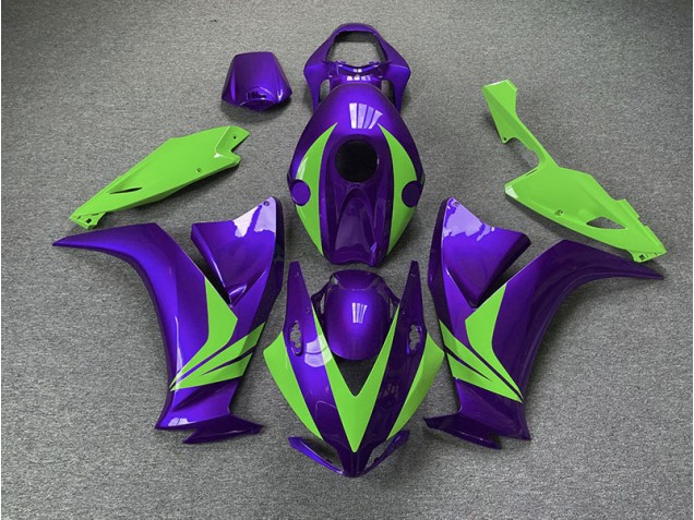 Gloss Purple and Green 2012-2016 Honda CBR1000RR Motorcycle Fairing Gloss Purple and Green 2012-2016 Honda CBR1000RR Motorcycle Fairing