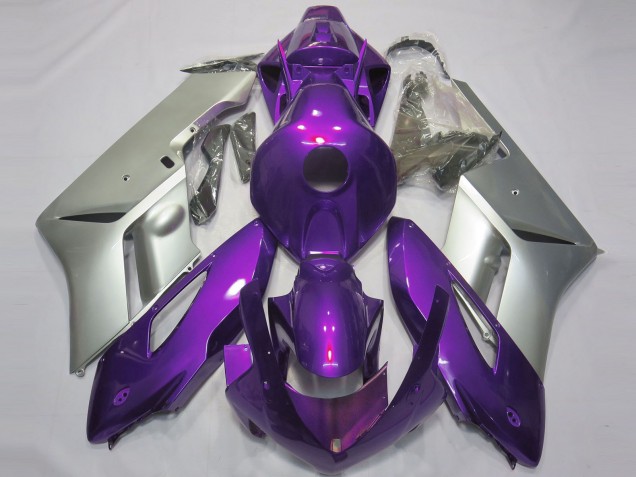 Gloss Purple and Silver 2004-2005 Honda CBR1000RR Motorcycle Fairing Gloss Purple and Silver 2004-2005 Honda CBR1000RR Motorcycle Fairing