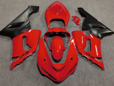 Gloss Red 2005-2006 Kawasaki ZX6R Motorcycle Fairing