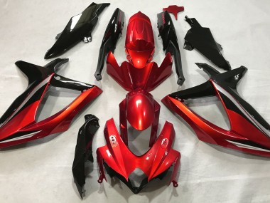 Gloss Red 2008-2010 Suzuki GSXR 600-750 Motorcycle Fairing