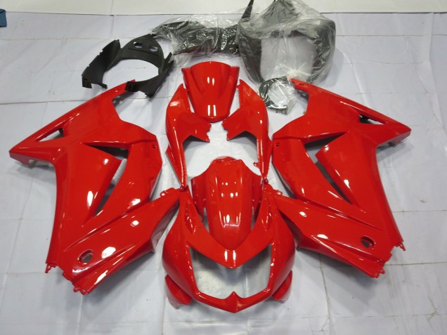 Gloss Red 2008-2012 Kawasaki Ninja 250 Motorcycle Fairing Gloss Red 2008-2012 Kawasaki Ninja 250 Motorcycle Fairing