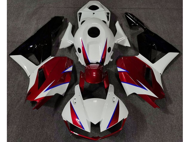 Gloss Red White and Blue 2013-2023 Honda CBR600RR Motorcycle Fairing Gloss Red White and Blue 2013-2023 Honda CBR600RR Motorcycle Fairing