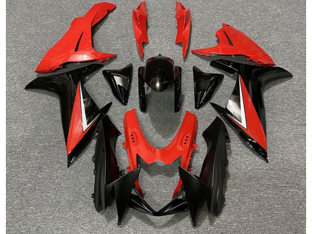 Gloss Red and Black 2011-2024 Suzuki GSXR 600-750 Motorcycle Fairing Gloss Red and Black 2011-2024 Suzuki GSXR 600-750 Motorcycle Fairing