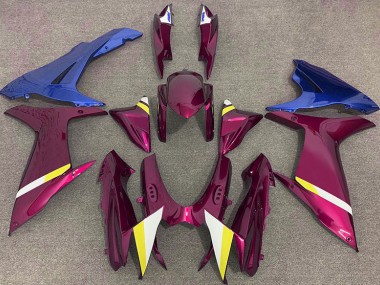 Gloss Red and Blue 2011-2024 Suzuki GSXR 600-750 Motorcycle Fairing