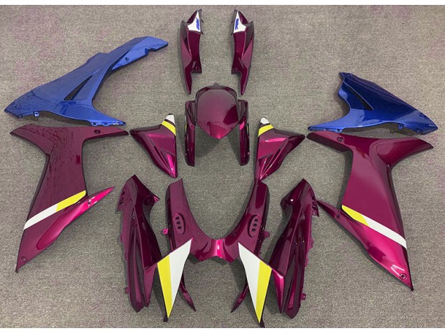 Gloss Red and Blue 2011-2024 Suzuki GSXR 600-750 Motorcycle Fairing Gloss Red and Blue 2011-2024 Suzuki GSXR 600-750 Motorcycle Fairing