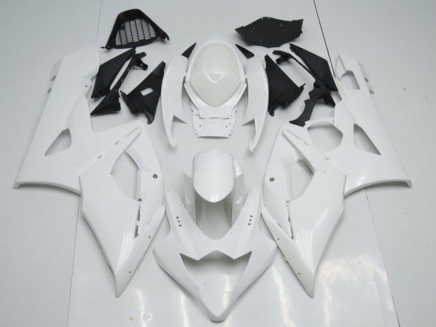 Gloss White 2005-2006 Suzuki GSXR 1000 Motorcycle Fairing Gloss White 2005-2006 Suzuki GSXR 1000 Motorcycle Fairing