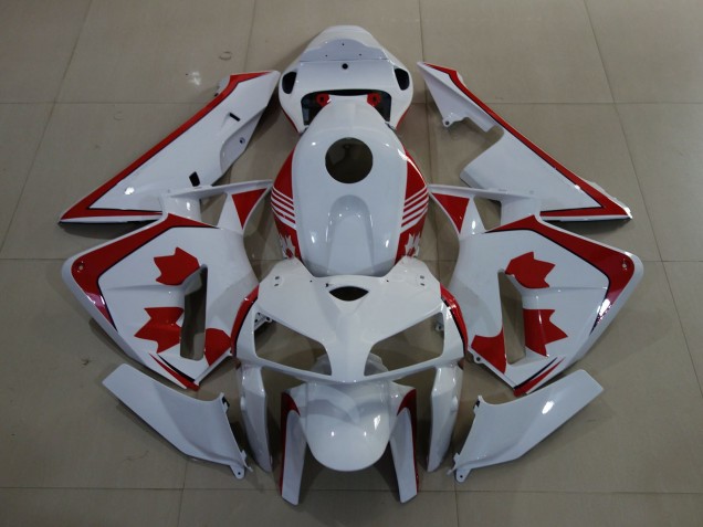 Gloss White Canada 2005-2006 Honda CBR600RR Motorcycle Fairing Gloss White Canada 2005-2006 Honda CBR600RR Motorcycle Fairing