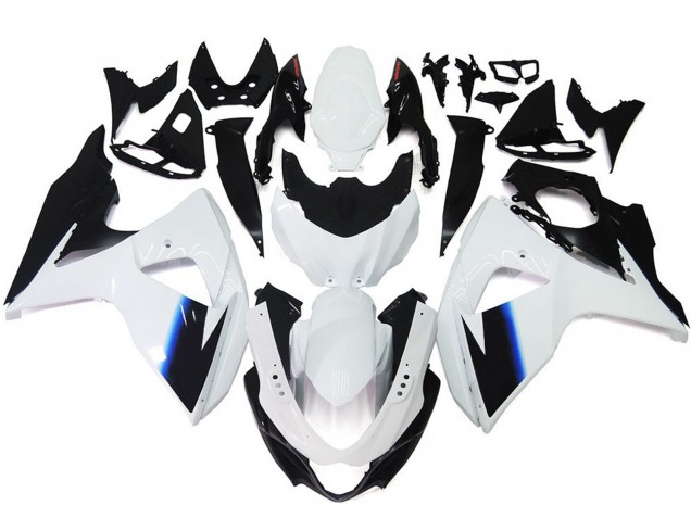 Gloss White and Black2009-2016 Suzuki GSXR 1000 Motorcycle Fairing Gloss White and Black2009-2016 Suzuki GSXR 1000 Motorcycle Fairing