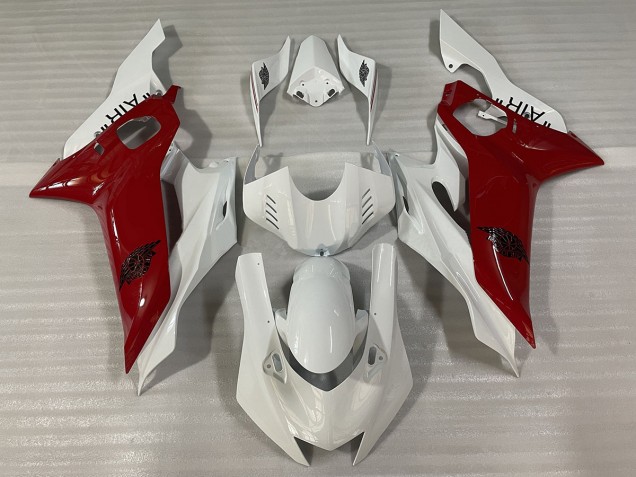 Gloss White and Red J AIR 2017-2021 Yamaha R6 Motorcycle Fairing Gloss White and Red J AIR 2017-2021 Yamaha R6 Motorcycle Fairing