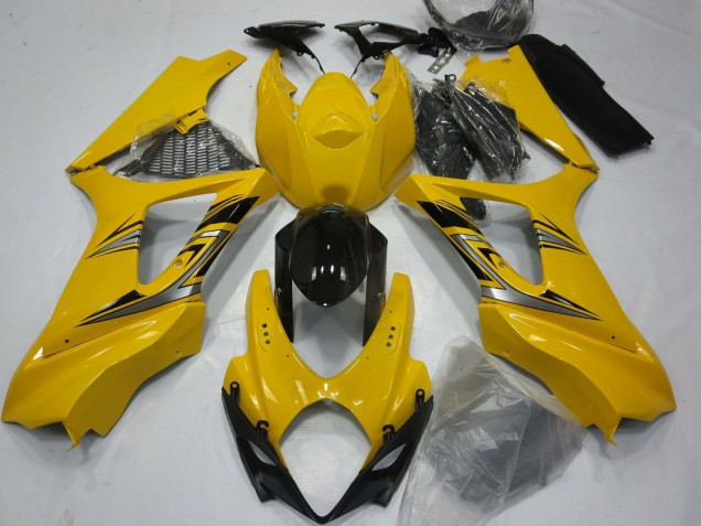 Gloss Yellow 2007-2008 Suzuki GSXR 1000 Motorcycle Fairing Gloss Yellow 2007-2008 Suzuki GSXR 1000 Motorcycle Fairing