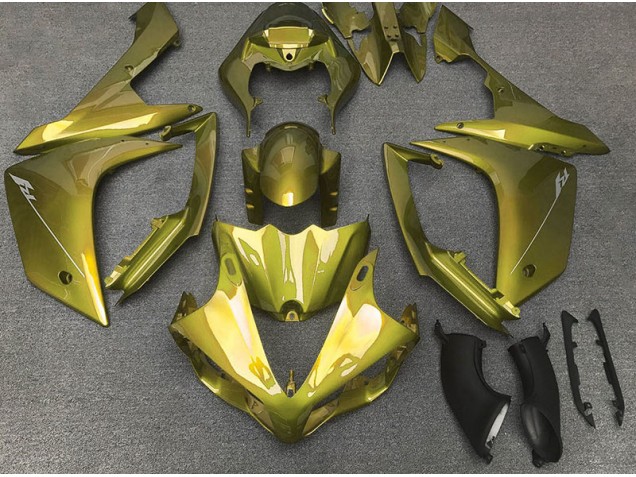 Gloss Yellow 2007-2008 Yamaha R1 Motorcycle Fairing Gloss Yellow 2007-2008 Yamaha R1 Motorcycle Fairing