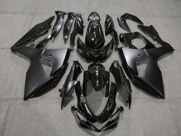 Gloss and Matte Black Style 2009-2016 Suzuki GSXR 1000 Motorcycle Fairing Gloss and Matte Black Style 2009-2016 Suzuki GSXR 1000 Motorcycle Fairing