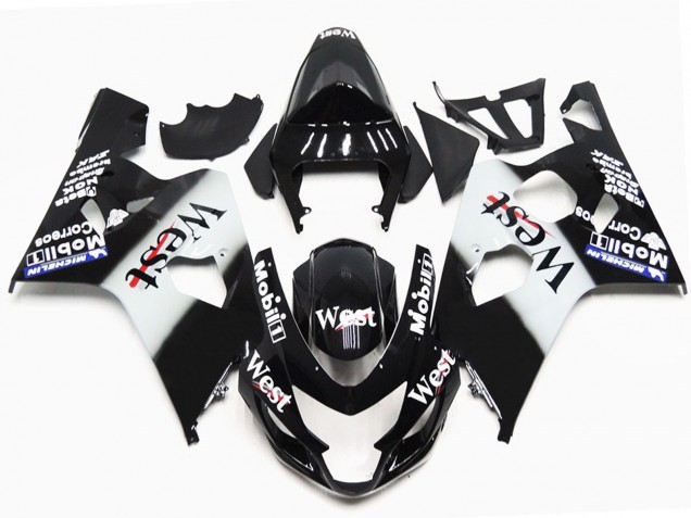 Gloss west OEM Style 2004-2005 Suzuki GSXR 600-750 Motorcycle Fairing Gloss west OEM Style 2004-2005 Suzuki GSXR 600-750 Motorcycle Fairing