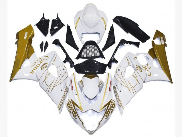 Gold Gloss Corona Custom 2005-2006 Suzuki GSXR 1000 Motorcycle Fairing Gold Gloss Corona Custom 2005-2006 Suzuki GSXR 1000 Motorcycle Fairing