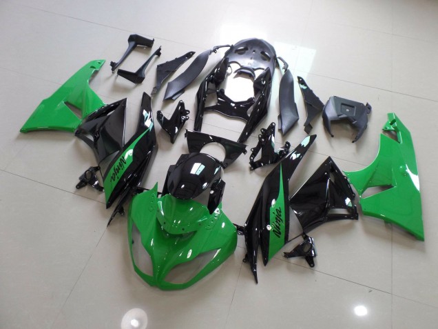 Green Black Ninja 2009-2012 Kawasaki ZX6R Motorcycle Fairing Green Black Ninja 2009-2012 Kawasaki ZX6R Motorcycle Fairing