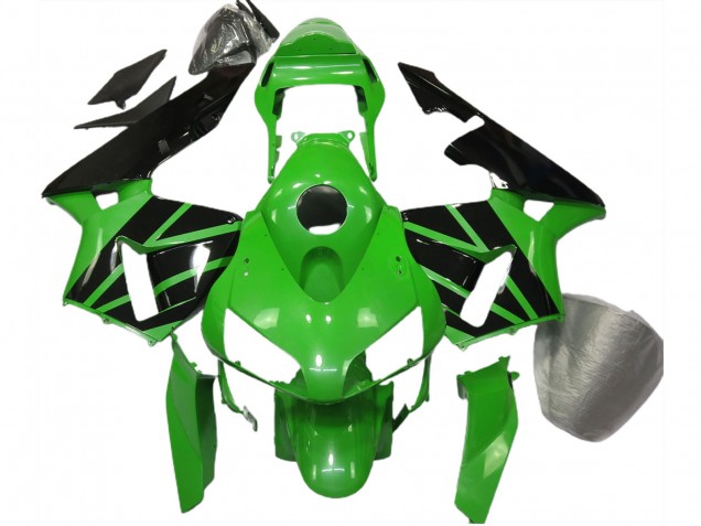 Green Black No Decals 2003-2004 Honda CBR600RR Motorcycle Fairing Green Black No Decals 2003-2004 Honda CBR600RR Motorcycle Fairing