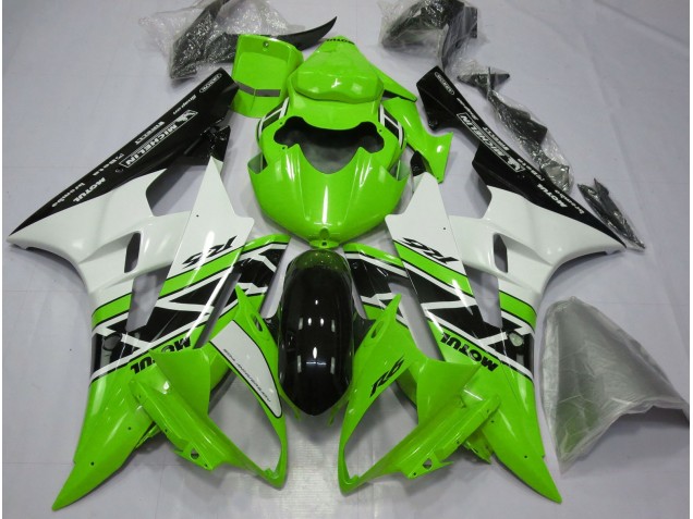 Green OEM Style 2006-2007 Yamaha R6 Motorcycle Fairing Green OEM Style 2006-2007 Yamaha R6 Motorcycle Fairing