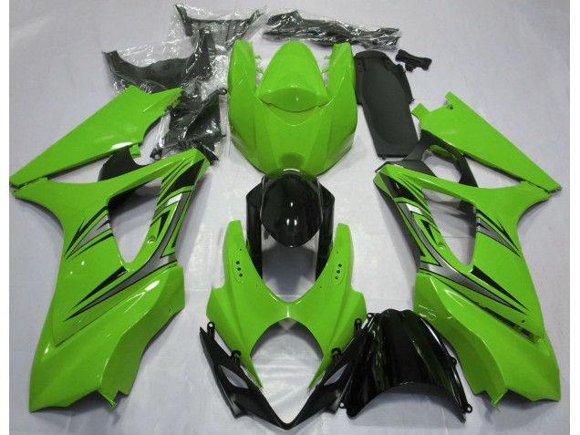 Green OEM Style 2007-2008 Suzuki GSXR 1000 Motorcycle Fairing Green OEM Style 2007-2008 Suzuki GSXR 1000 Motorcycle Fairing