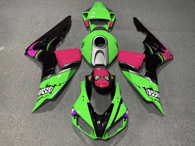 Green Shark 2006-2007 Honda CBR1000RR Motorcycle Fairing Green Shark 2006-2007 Honda CBR1000RR Motorcycle Fairing