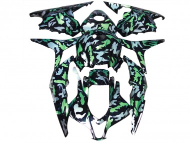 Green Snow Camo 2009-2012 Honda CBR600RR Motorcycle Fairing