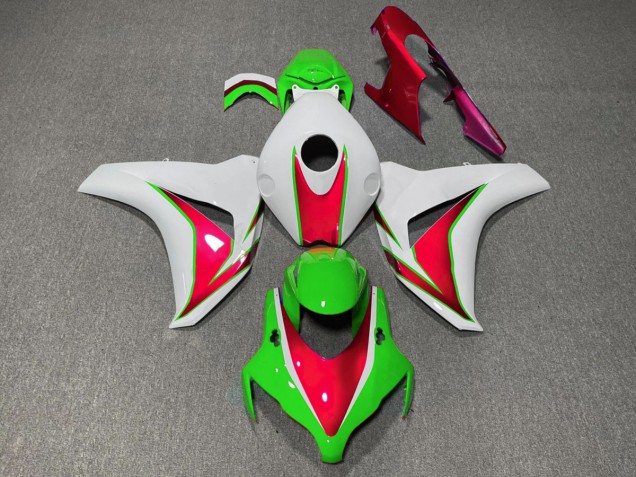 Green and Red Gloss 2008-2011 Honda CBR1000RR Motorcycle Fairing Green and Red Gloss 2008-2011 Honda CBR1000RR Motorcycle Fairing