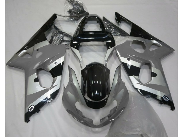 Grey Silver OEM Style 2000-2002 Suzuki GSXR 1000 Motorcycle Fairing Grey Silver OEM Style 2000-2002 Suzuki GSXR 1000 Motorcycle Fairing