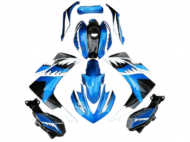 Light Blue Shark 2015-2018 Yamaha R3 Motorcycle Fairing Light Blue Shark 2015-2018 Yamaha R3 Motorcycle Fairing
