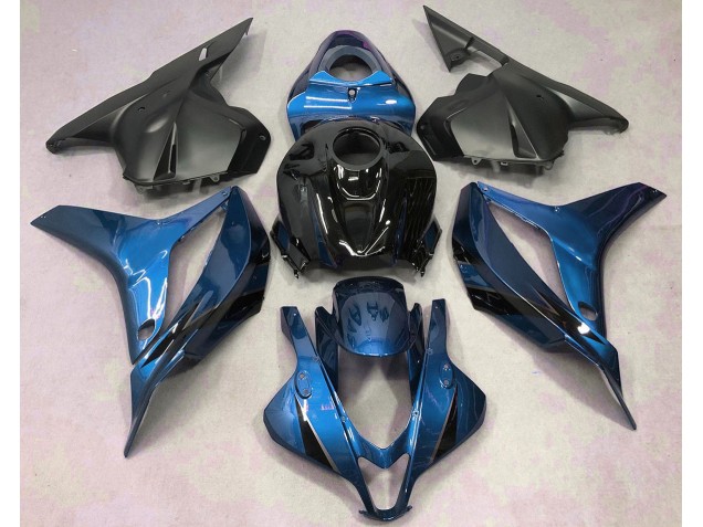 Light Blue with Black 2009-2012 Honda CBR600RR Motorcycle Fairing Light Blue with Black 2009-2012 Honda CBR600RR Motorcycle Fairing