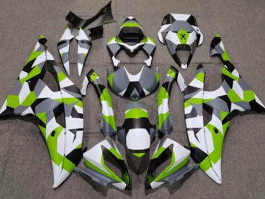 Light Green Camo Plain 2008-2016 Yamaha R6 Motorcycle Fairing