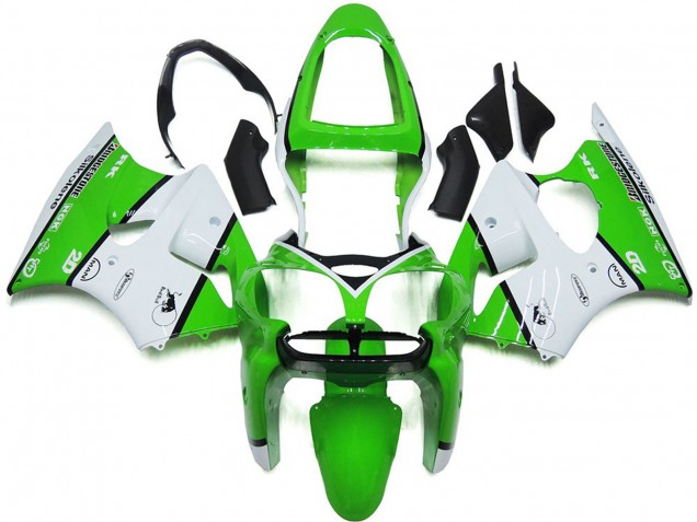 Light Green Gloss Kit 2000-2002 Kawasaki ZX6R Motorcycle Fairing Light Green Gloss Kit 2000-2002 Kawasaki ZX6R Motorcycle Fairing