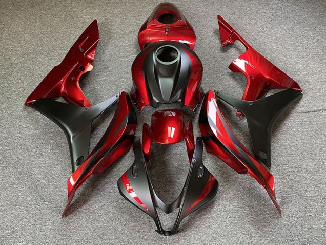 Maroon Red 2007-2008 Honda CBR600RR Motorcycle Fairing Maroon Red 2007-2008 Honda CBR600RR Motorcycle Fairing