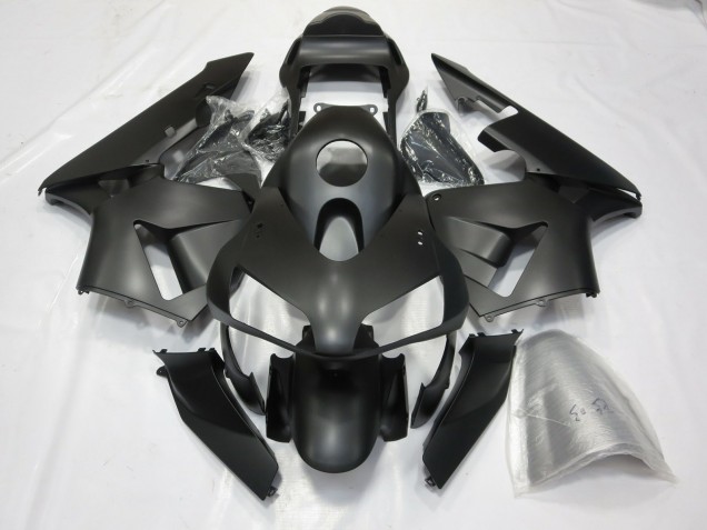 Matte Black 2003-2004 Honda CBR600RR Motorcycle Fairing Matte Black 2003-2004 Honda CBR600RR Motorcycle Fairing