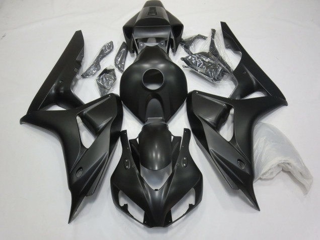 Matte Black 2006-2007 Honda CBR1000RR Motorcycle Fairing Matte Black 2006-2007 Honda CBR1000RR Motorcycle Fairing