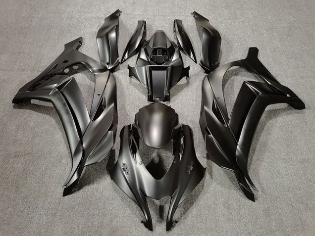 Matte Black 2016-2019 Kawasaki ZX10R Motorcycle Fairing Matte Black 2016-2019 Kawasaki ZX10R Motorcycle Fairing