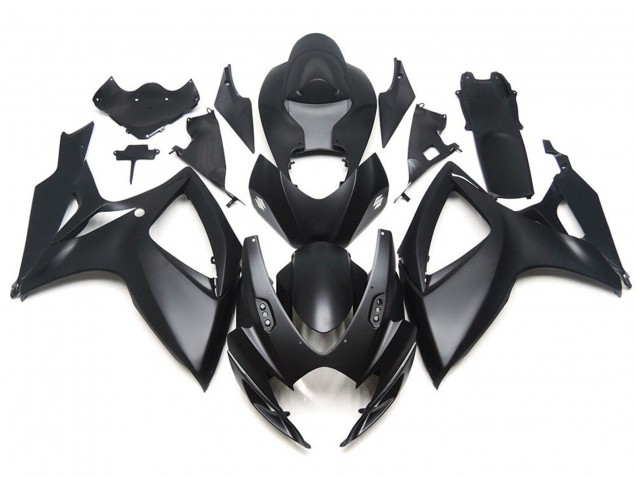 Matte Black OEM Custom Style 2006-2007 Suzuki GSXR 600-750 Motorcycle Fairing Matte Black OEM Custom Style 2006-2007 Suzuki GSXR 600-750 Motorcycle Fairing