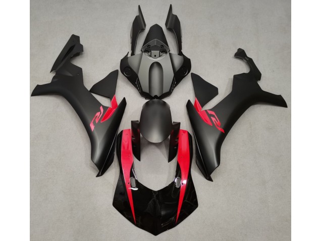 Matte Black & Pearl Red 2015-2019 Yamaha R1 Motorcycle Fairing Matte Black & Pearl Red 2015-2019 Yamaha R1 Motorcycle Fairing