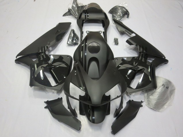 Matte Black 2003-2004 Honda CBR600RR Motorcycle Fairing Matte Black 2003-2004 Honda CBR600RR Motorcycle Fairing