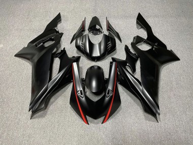 Matte Black & Red Accents 2017-2021 Yamaha R6 Motorcycle Fairing