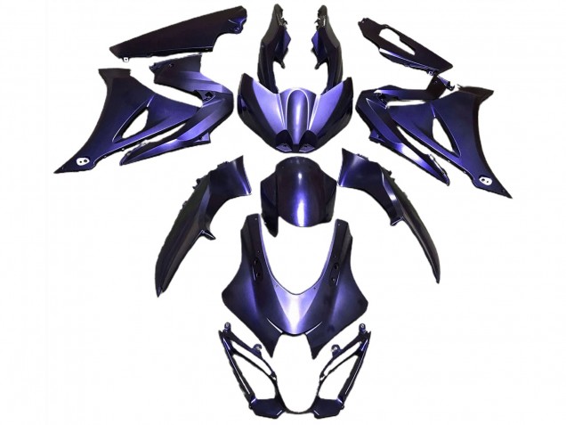 Matte Blue 2017-2023 Suzuki GSXR 1000 Motorcycle Fairing Matte Blue 2017-2023 Suzuki GSXR 1000 Motorcycle Fairing