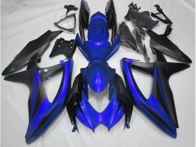 Matte Blue No R 2008-2010 Suzuki GSXR 600-750 Motorcycle Fairing Matte Blue No R 2008-2010 Suzuki GSXR 600-750 Motorcycle Fairing