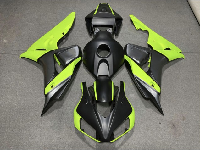 Matte Grey Black and Green 2006-2007 Honda CBR1000RR Motorcycle Fairing Matte Grey Black and Green 2006-2007 Honda CBR1000RR Motorcycle Fairing