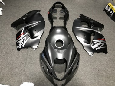 Matte Silver / Black 1997-2007 Suzuki GSXR 1300 Hayabusa Motorcycle Fairing
