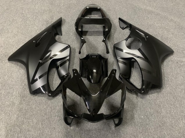 Matte and Gloss Black 2001-2003 Honda CBR600 F4i Motorcycle Fairing Matte and Gloss Black 2001-2003 Honda CBR600 F4i Motorcycle Fairing