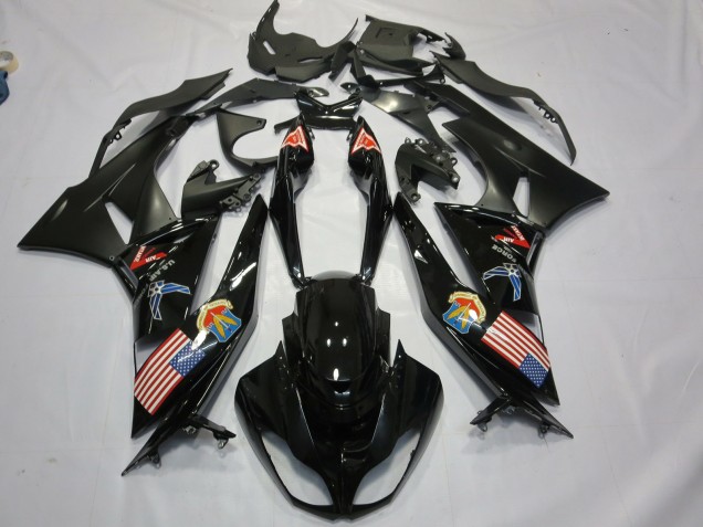 Merica 2009-2012 Kawasaki ZX6R Motorcycle Fairing Merica 2009-2012 Kawasaki ZX6R Motorcycle Fairing